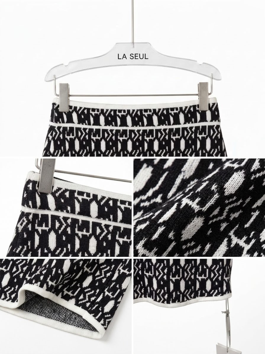 Dior cotton full cover mini skirt