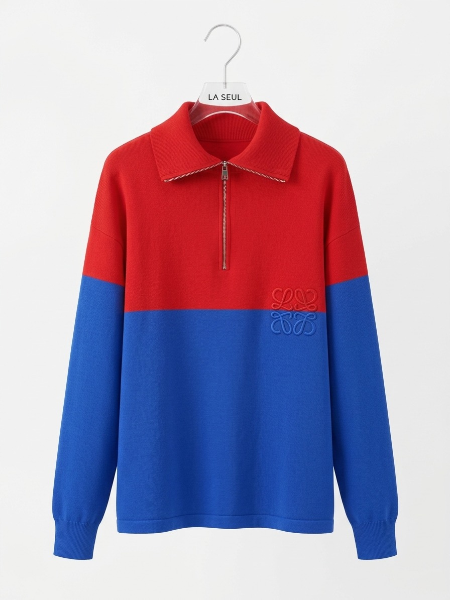 sweet shirt red&blue