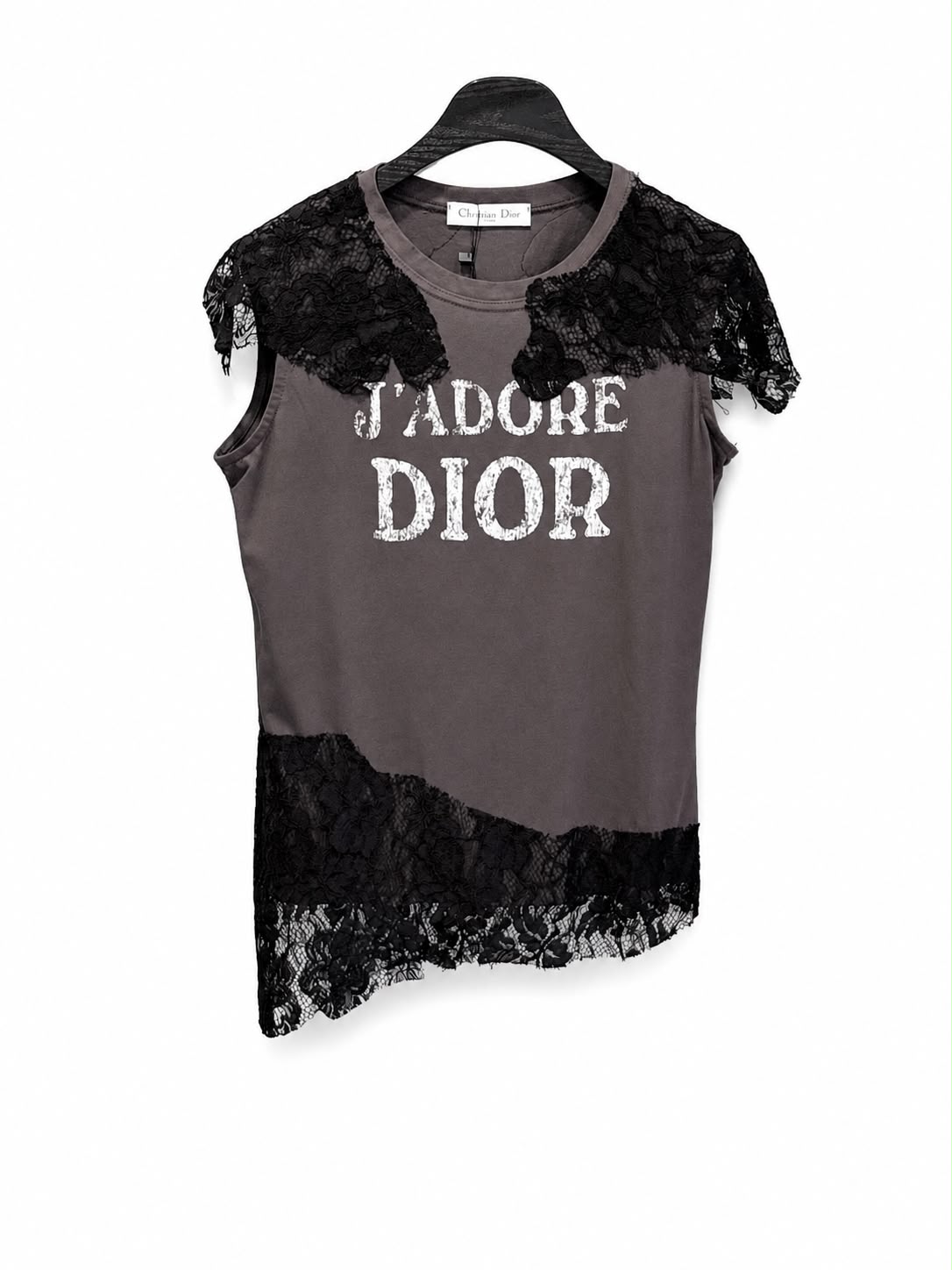 T-shirt Dior grey & black