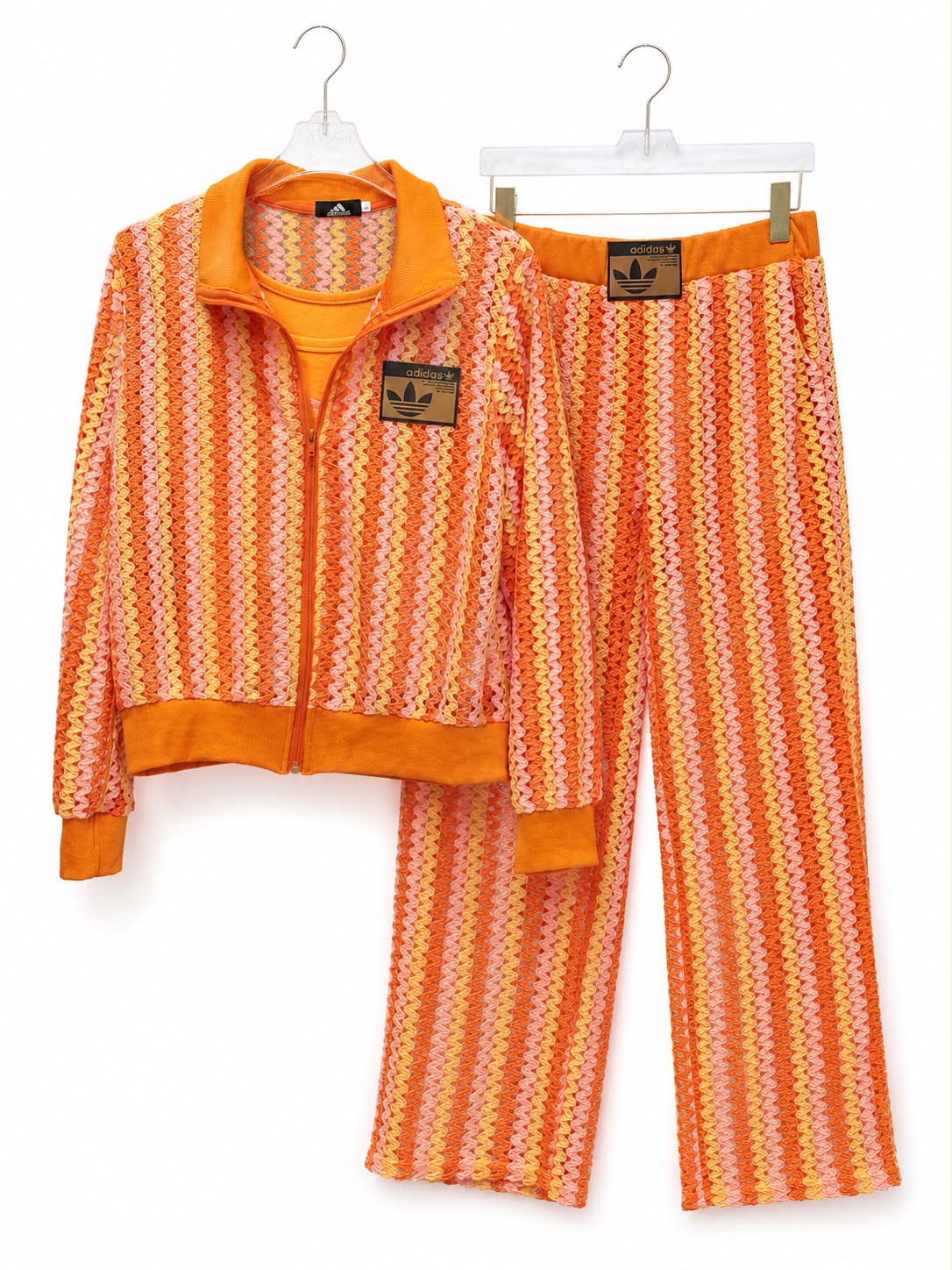 Track suit multi orange trans