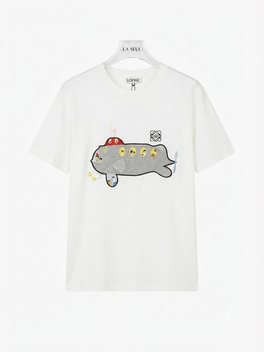 T-shirt loewe white