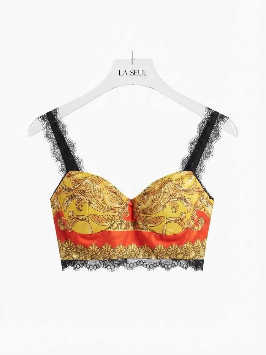 top yellow versace