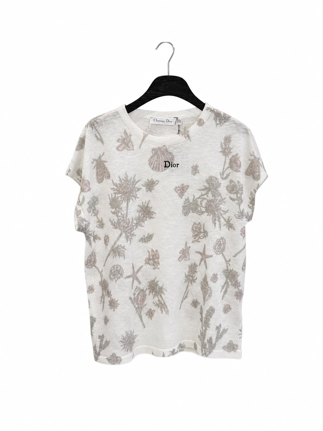T-shirt dior flowery