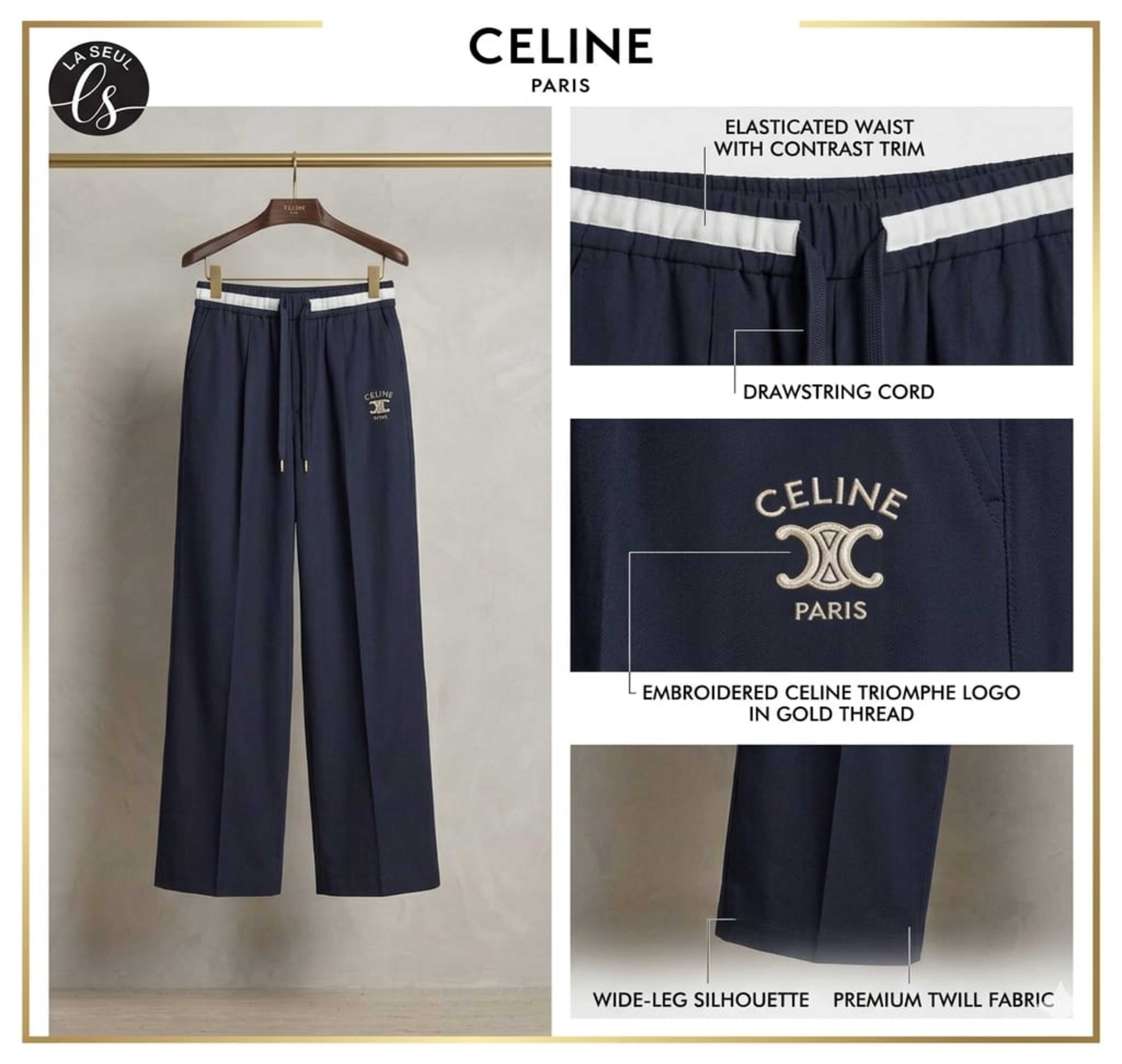 pant celine navy