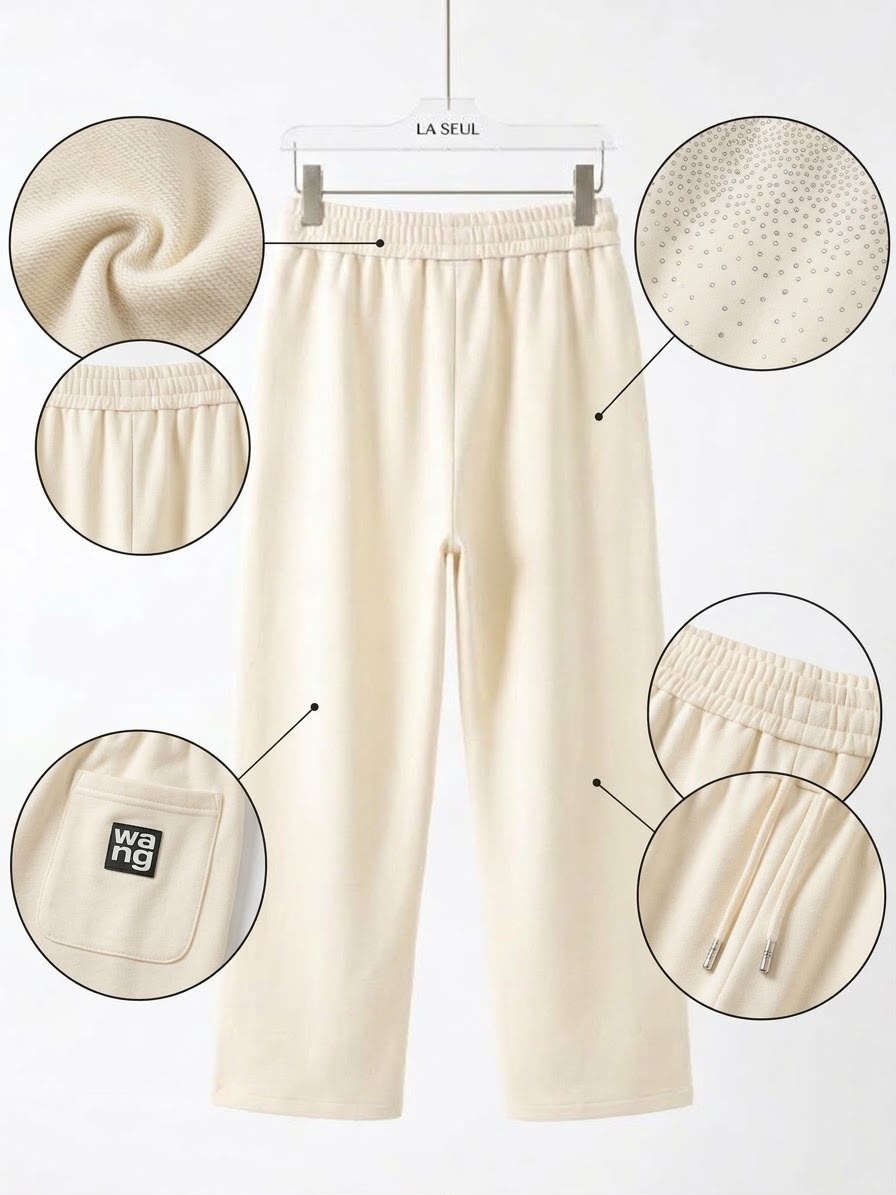 Alexander Wang rhinestone sweatpants
