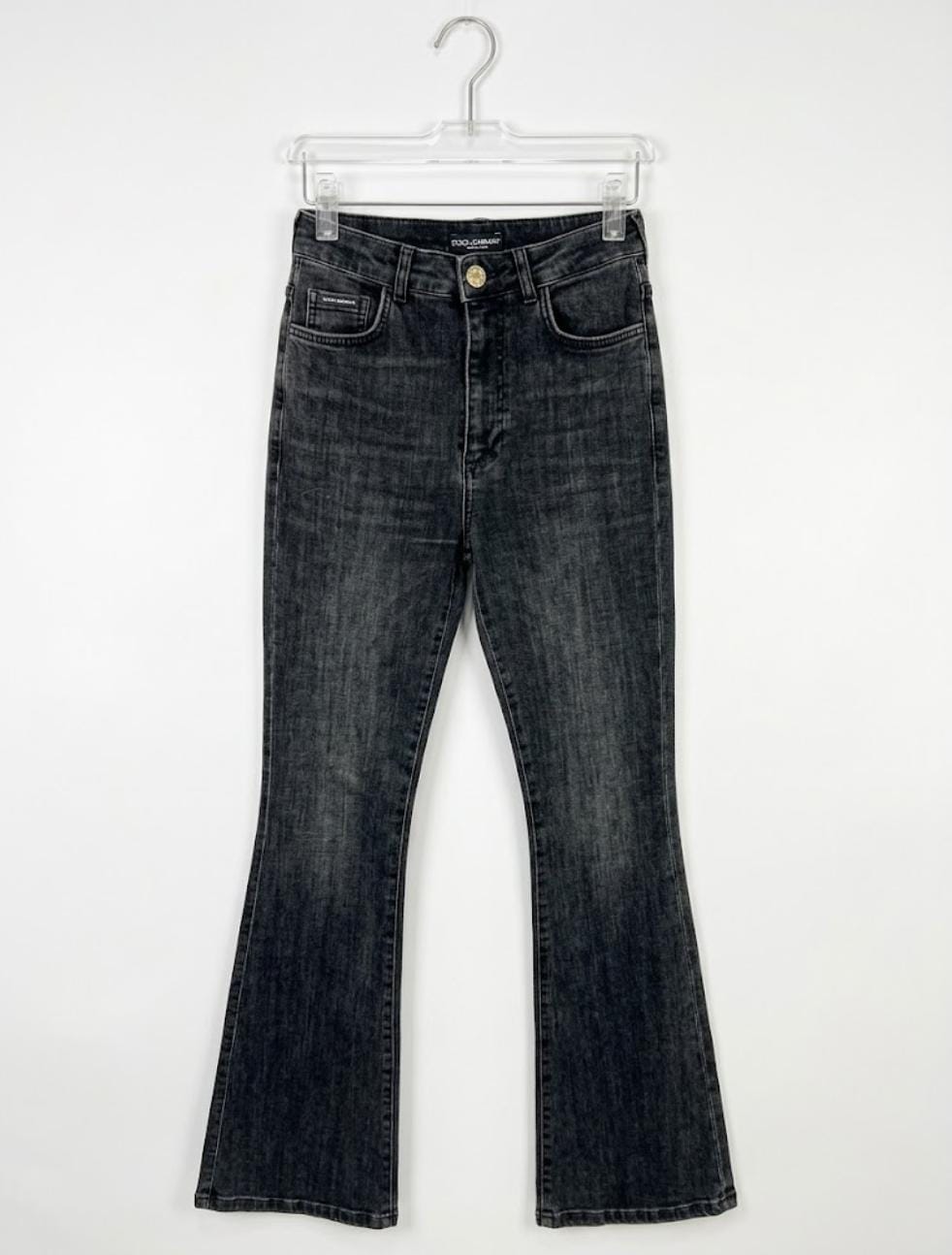 Jeans dark grey flare