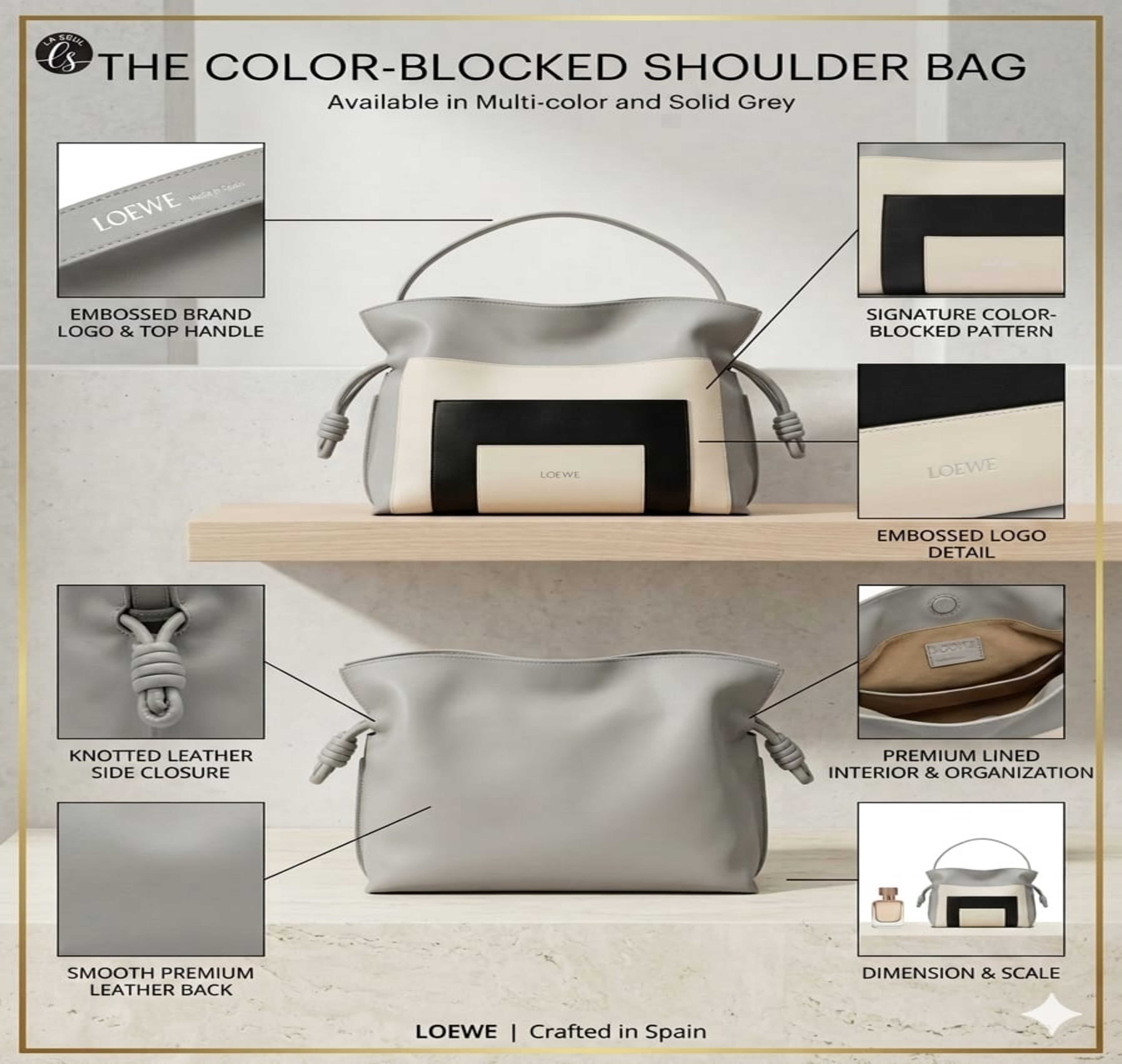 bag loewe black&gray