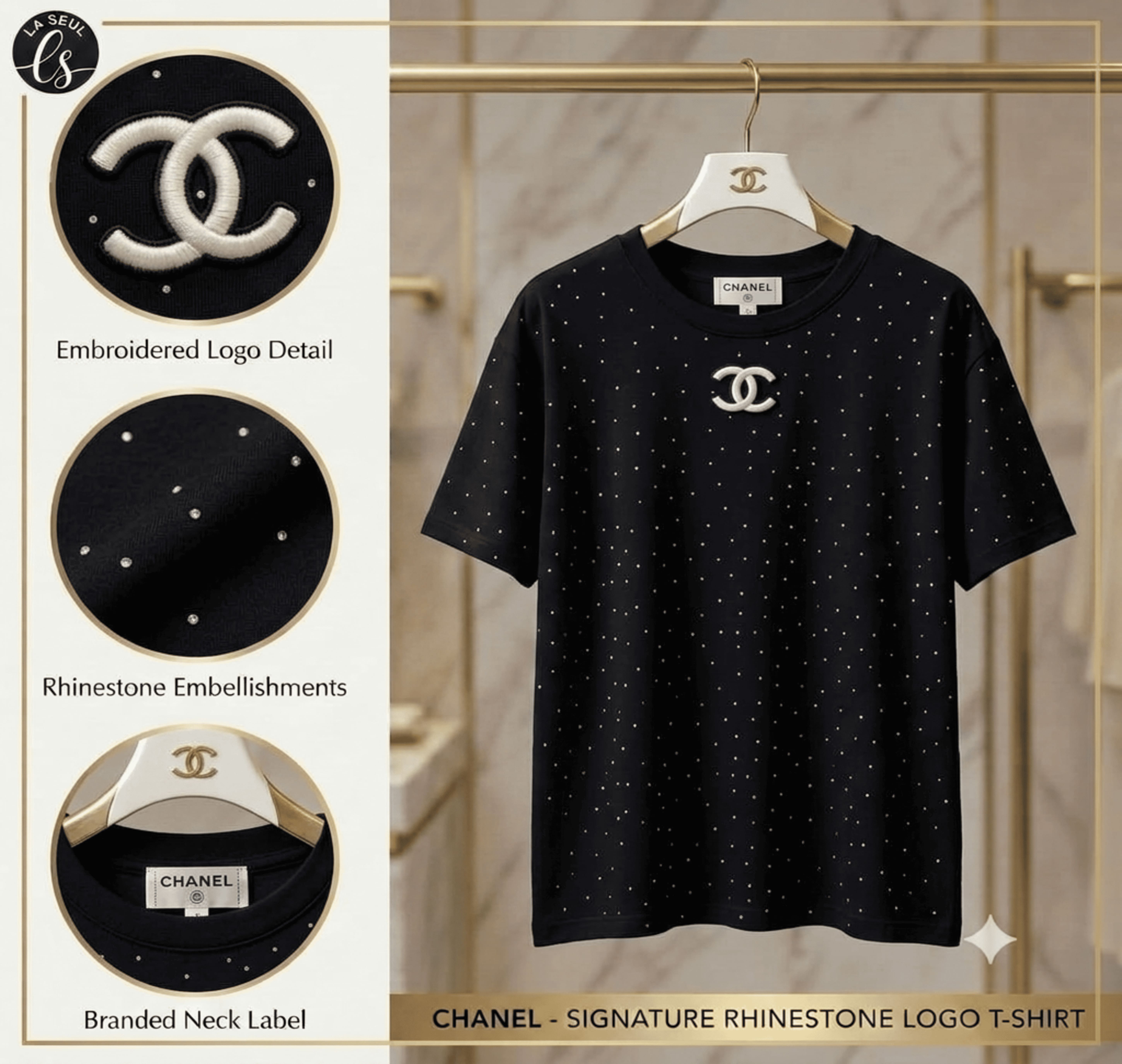 Chanel T-Shirt Black