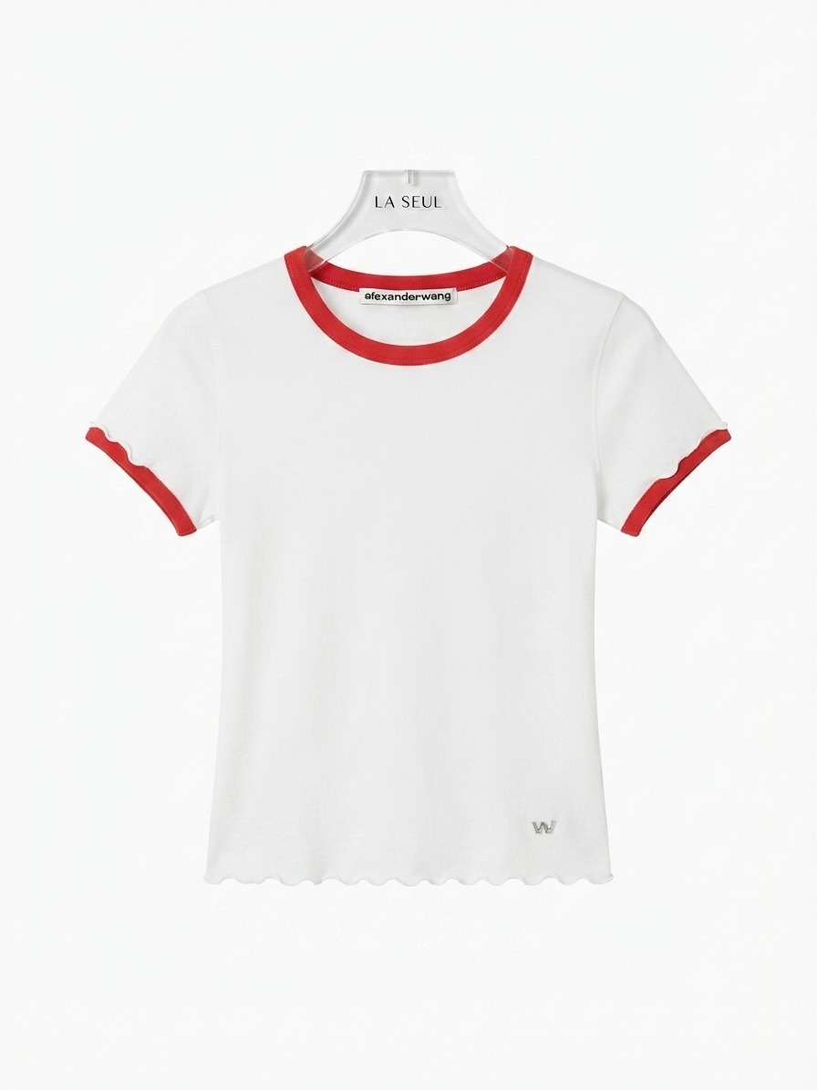 crop Alexander wang white
