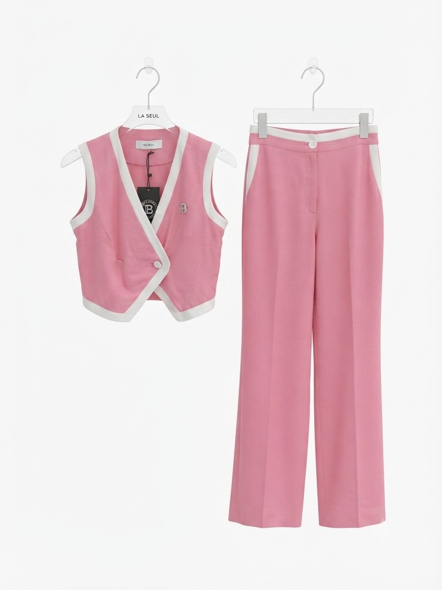 set Balmain  pink cut