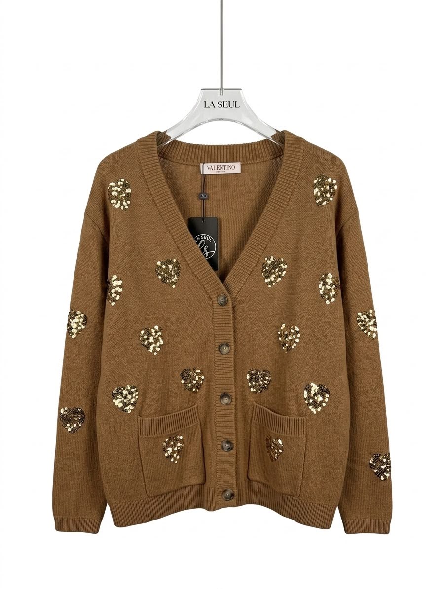 Cardigan Valentino Brown