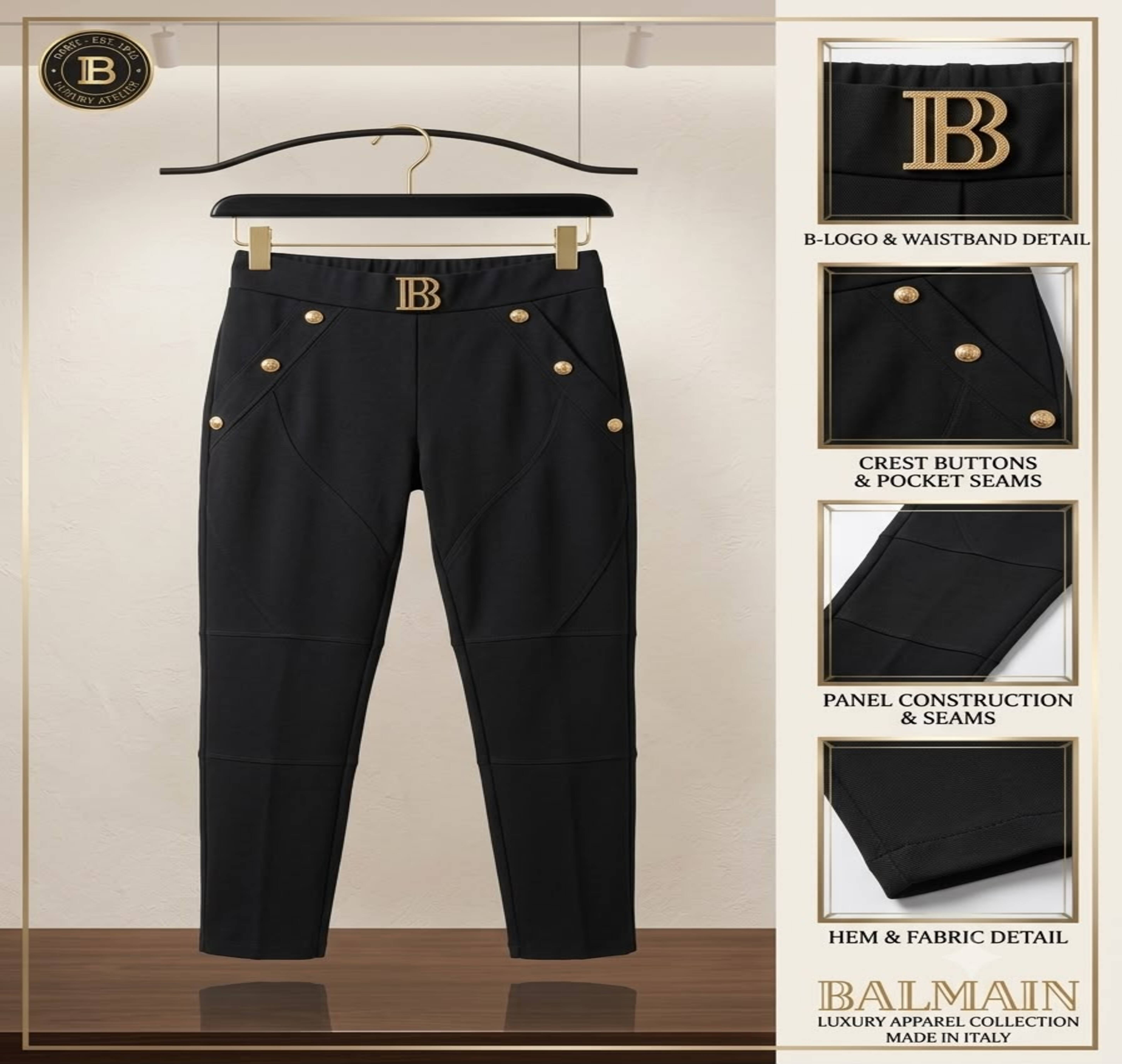 Pant Balmain Black