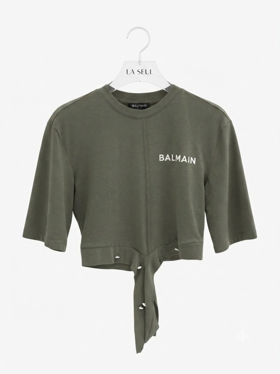 T-shirt Balmain olive