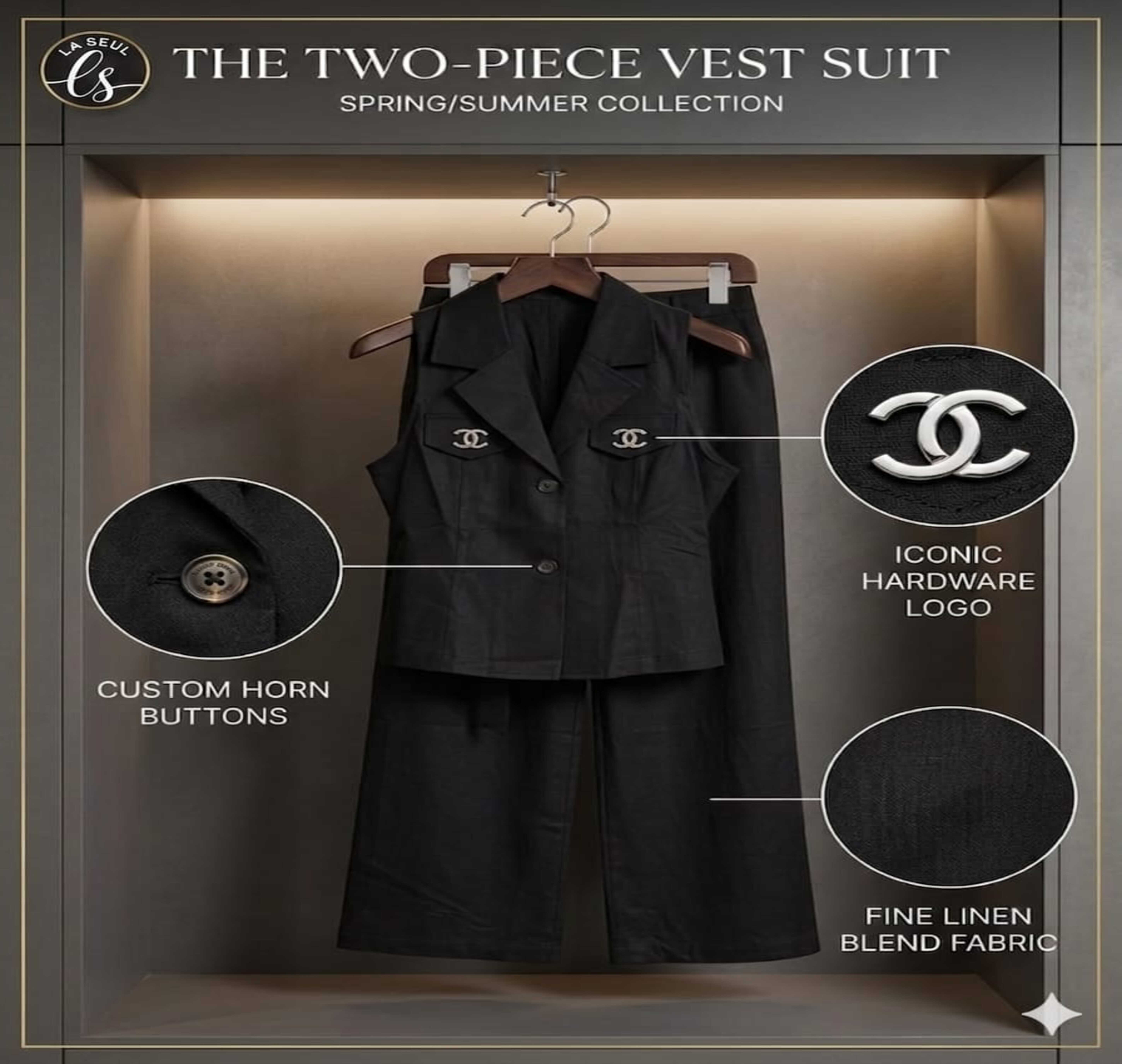 SIT CHANEL BLACK FORMAL