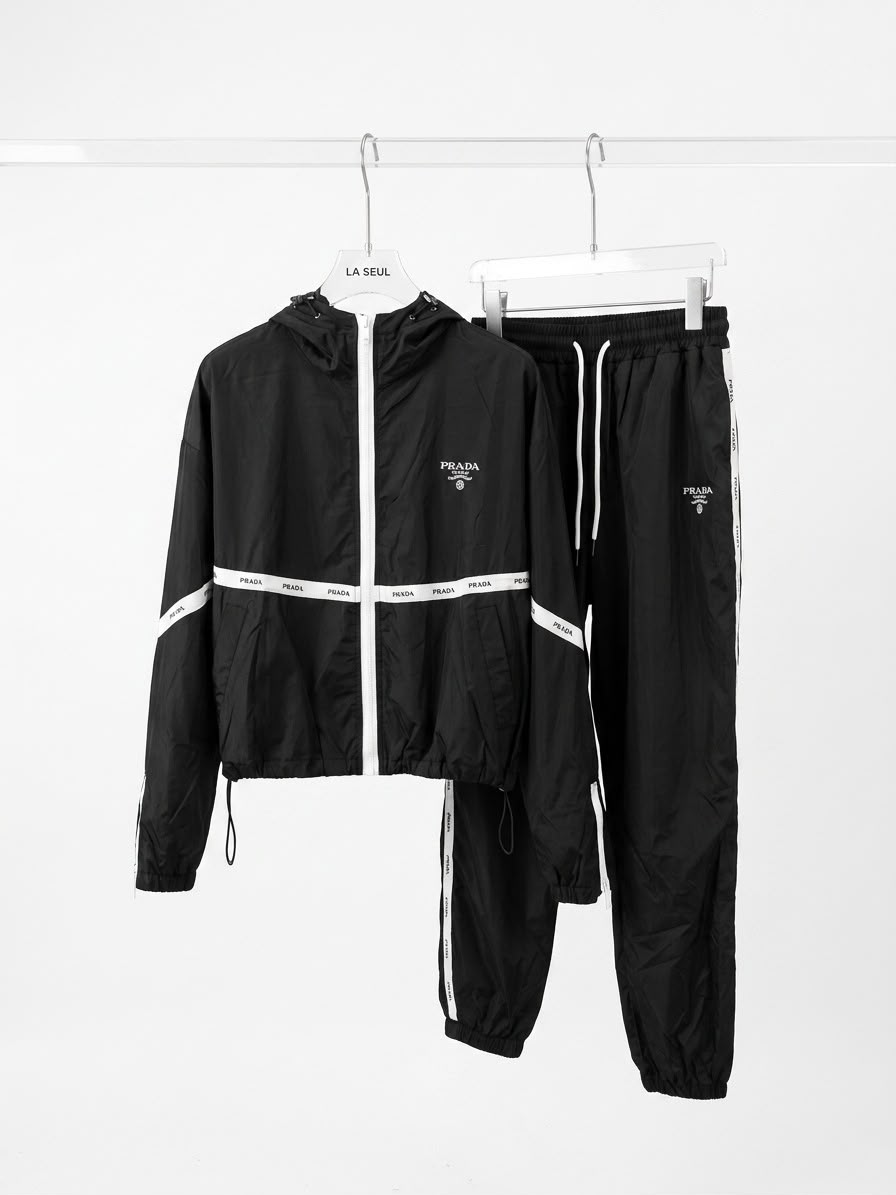 Prada Black Waterproof Suit