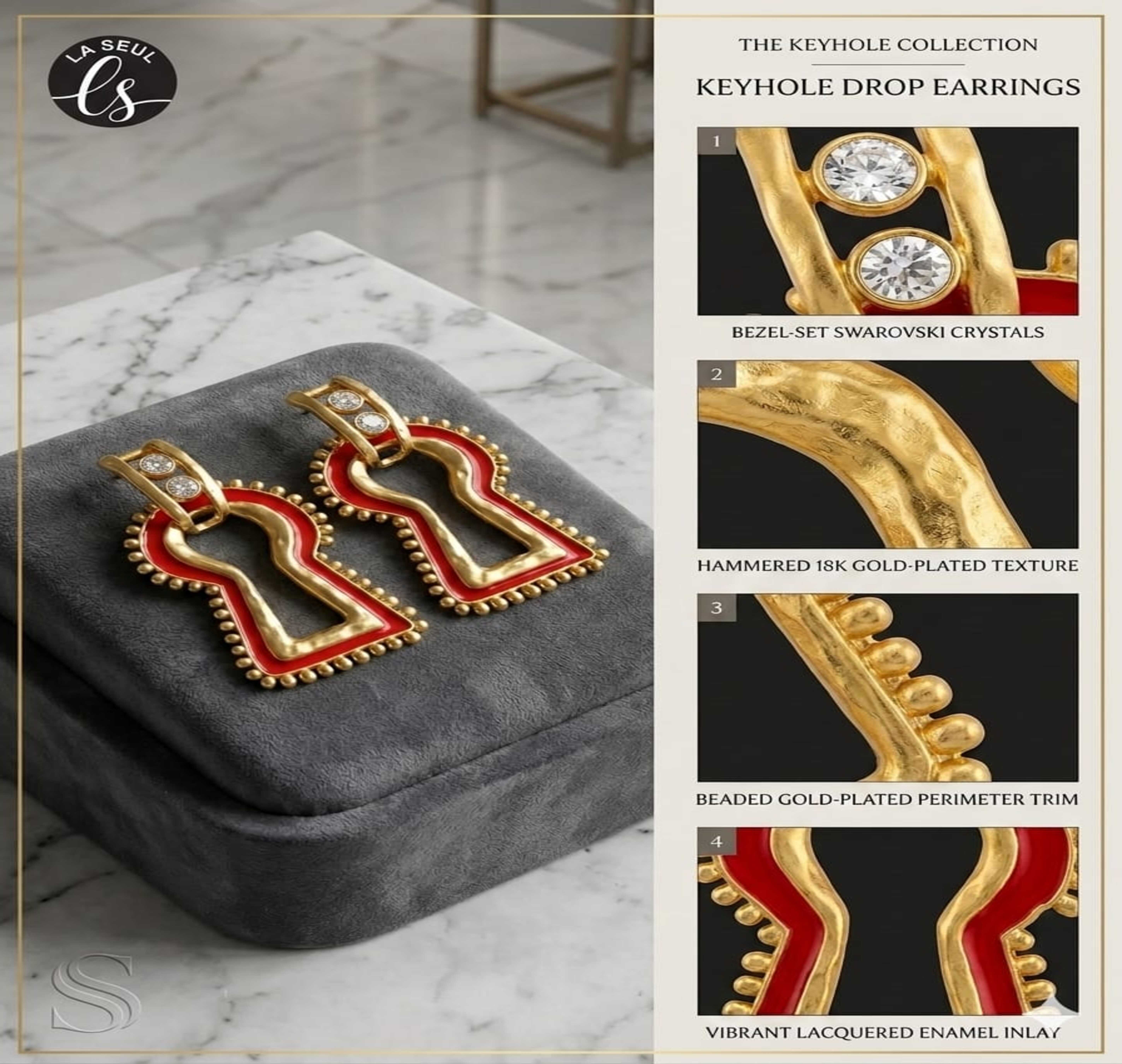 -keyhole Earrings