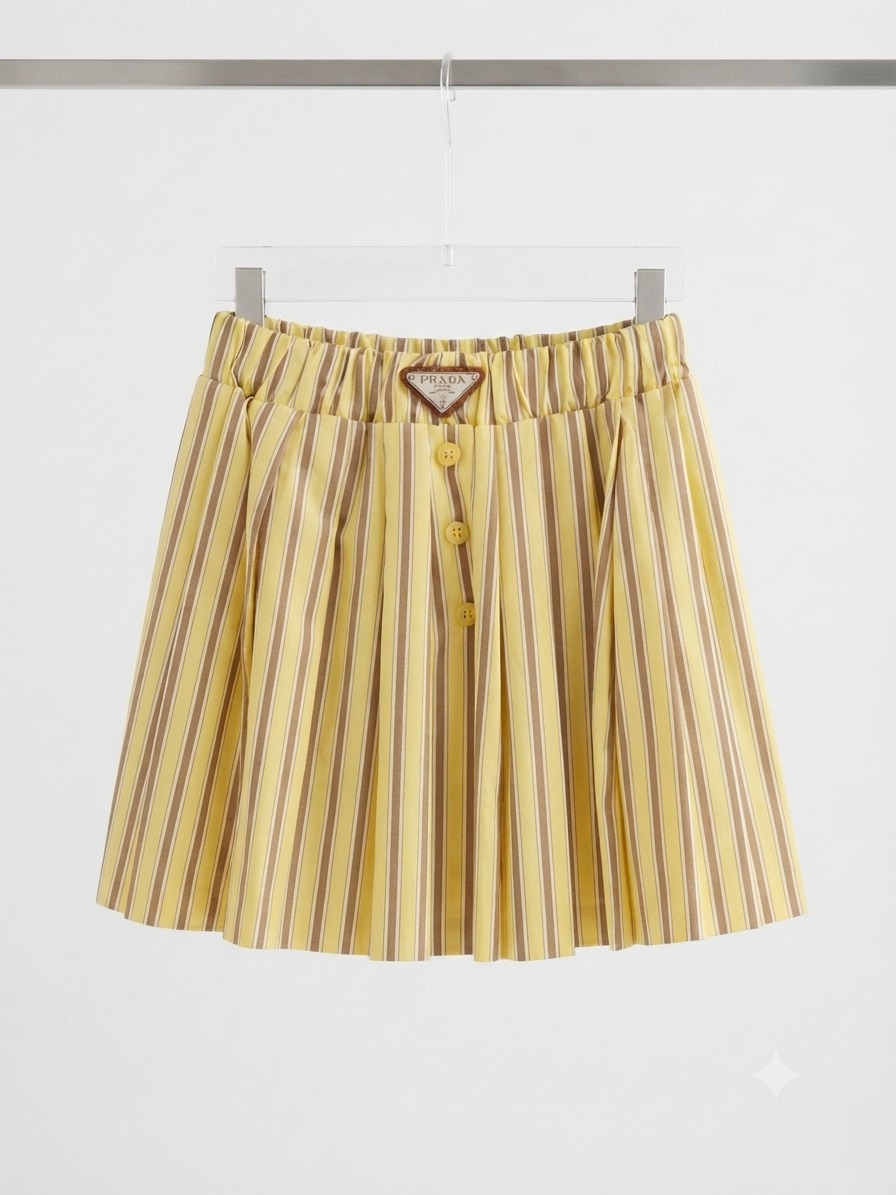 Prada Short Yellow Line