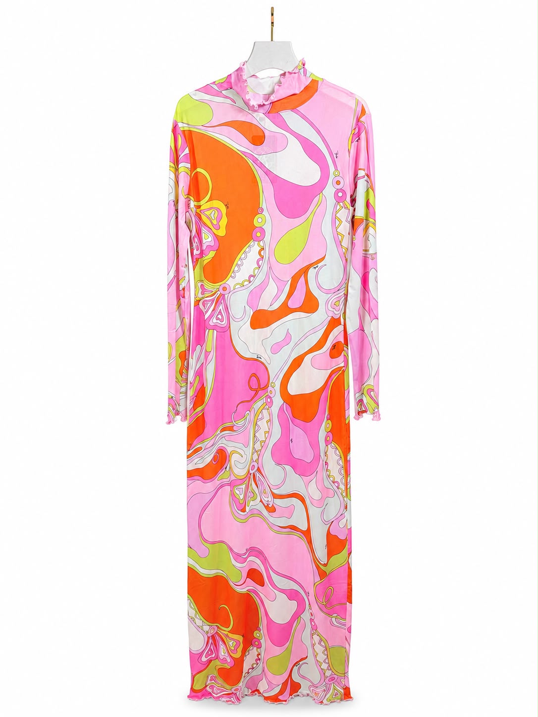 Dress H-neck printted