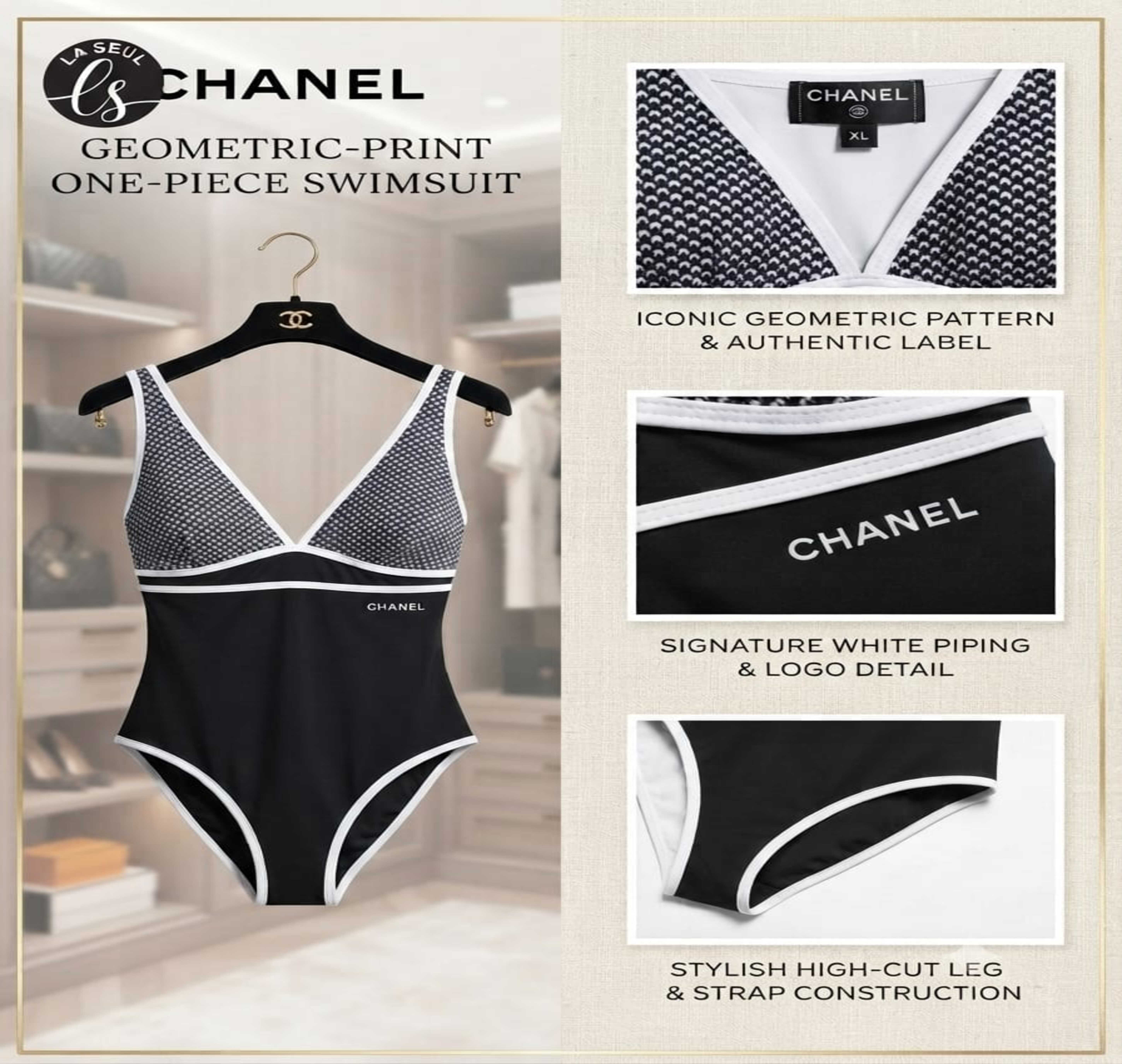 Mayoh 1piece CHANEL BLACK&WHITE