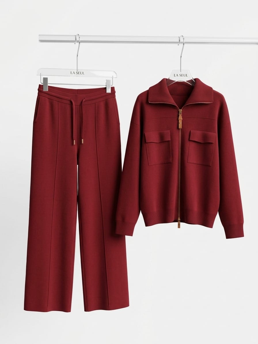 Track suit knit burgandy max mara