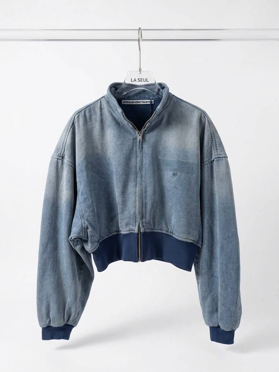 Alexander Wang Blue Cropped jacket