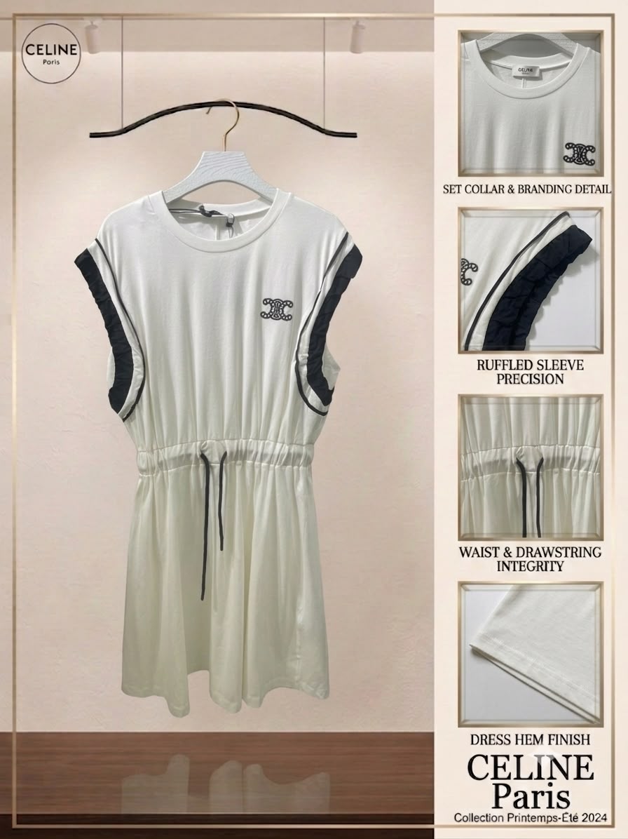 Dress Celine White