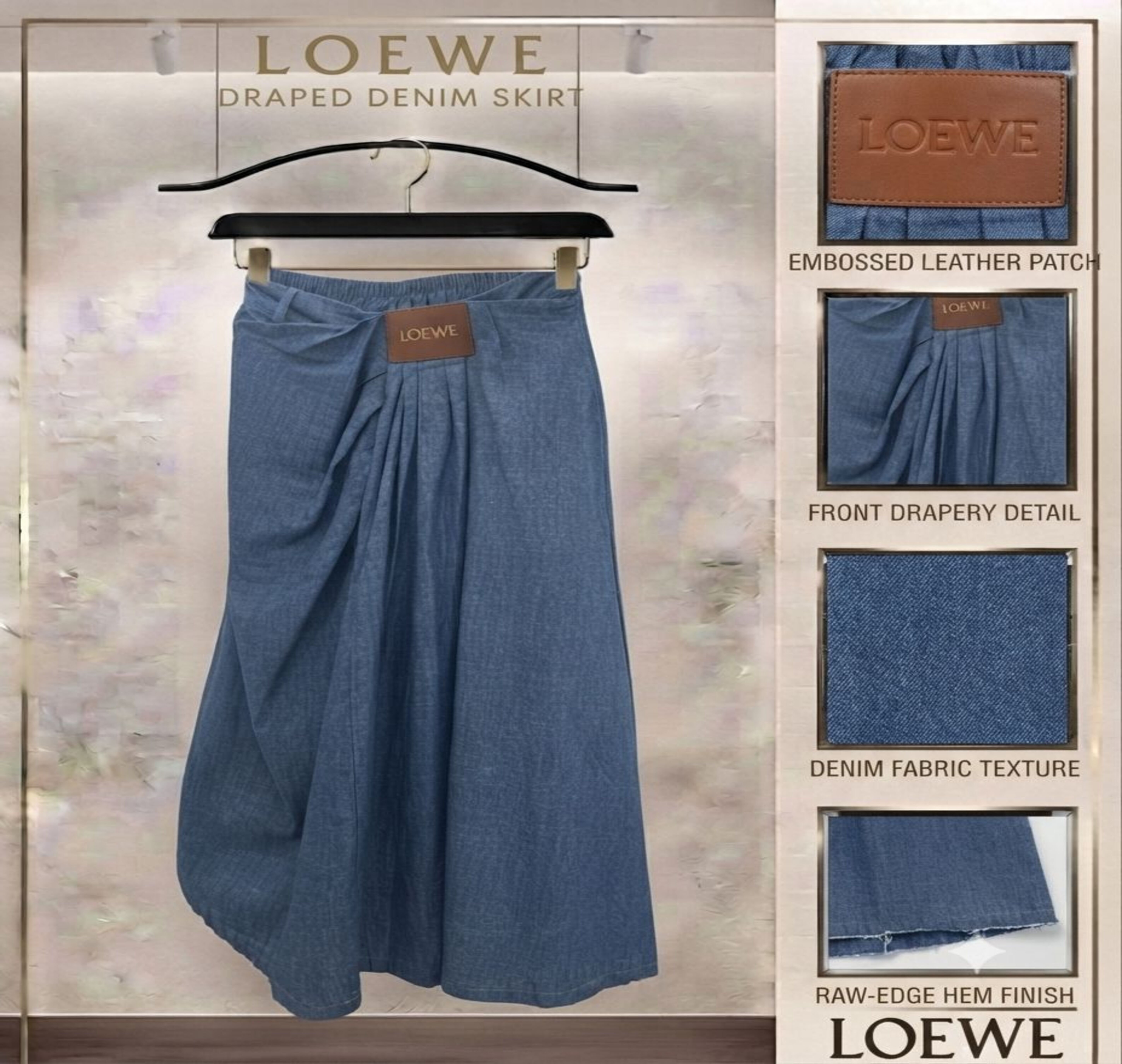 DENIM SKIRT LOEWE