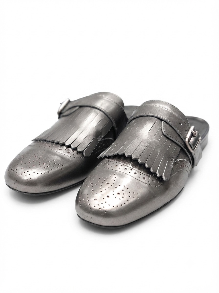 leather sabot black - Image 3
