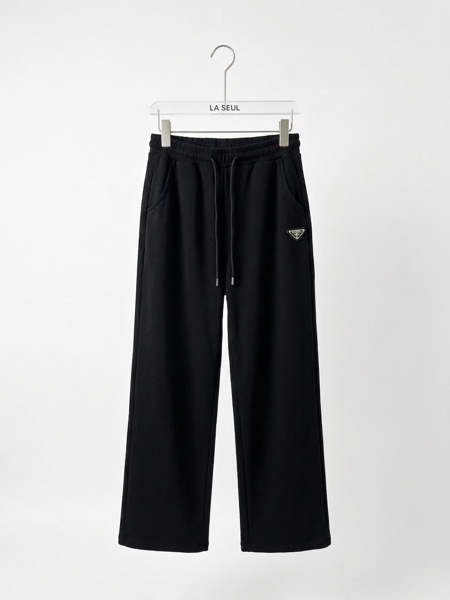 Prada wide leg sweatpants Black - Image 2