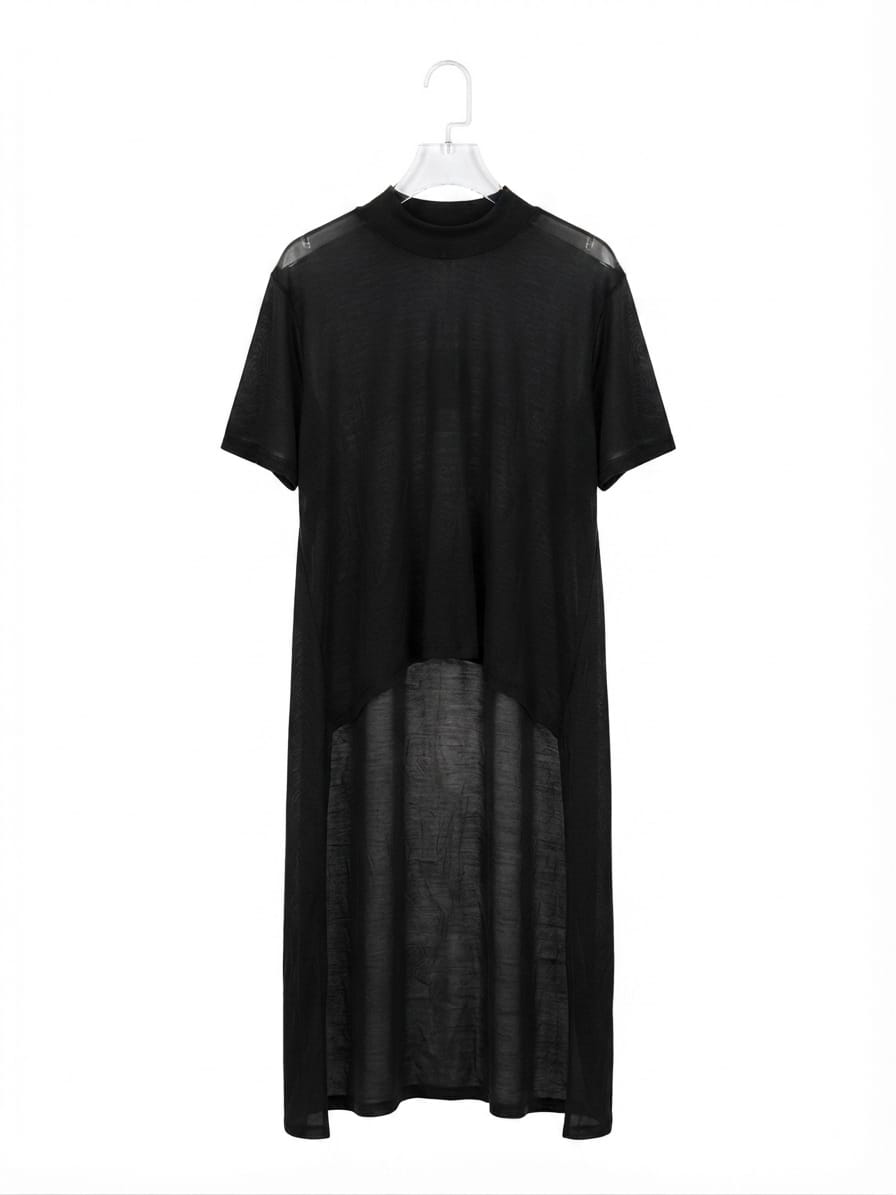 Tunic top Black H_low long - Image 1