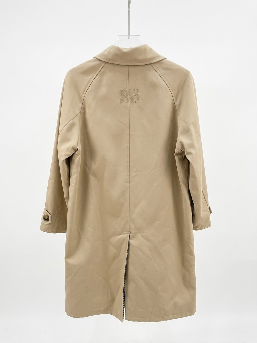 Coat miu miu beige double face - Image 1