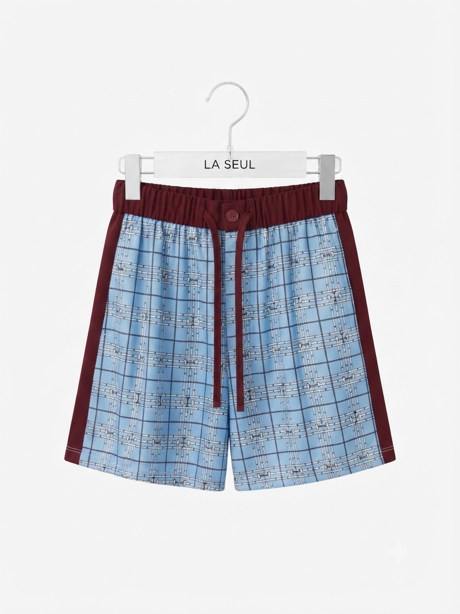 Gucci Set Short Blue&Red - Image 1