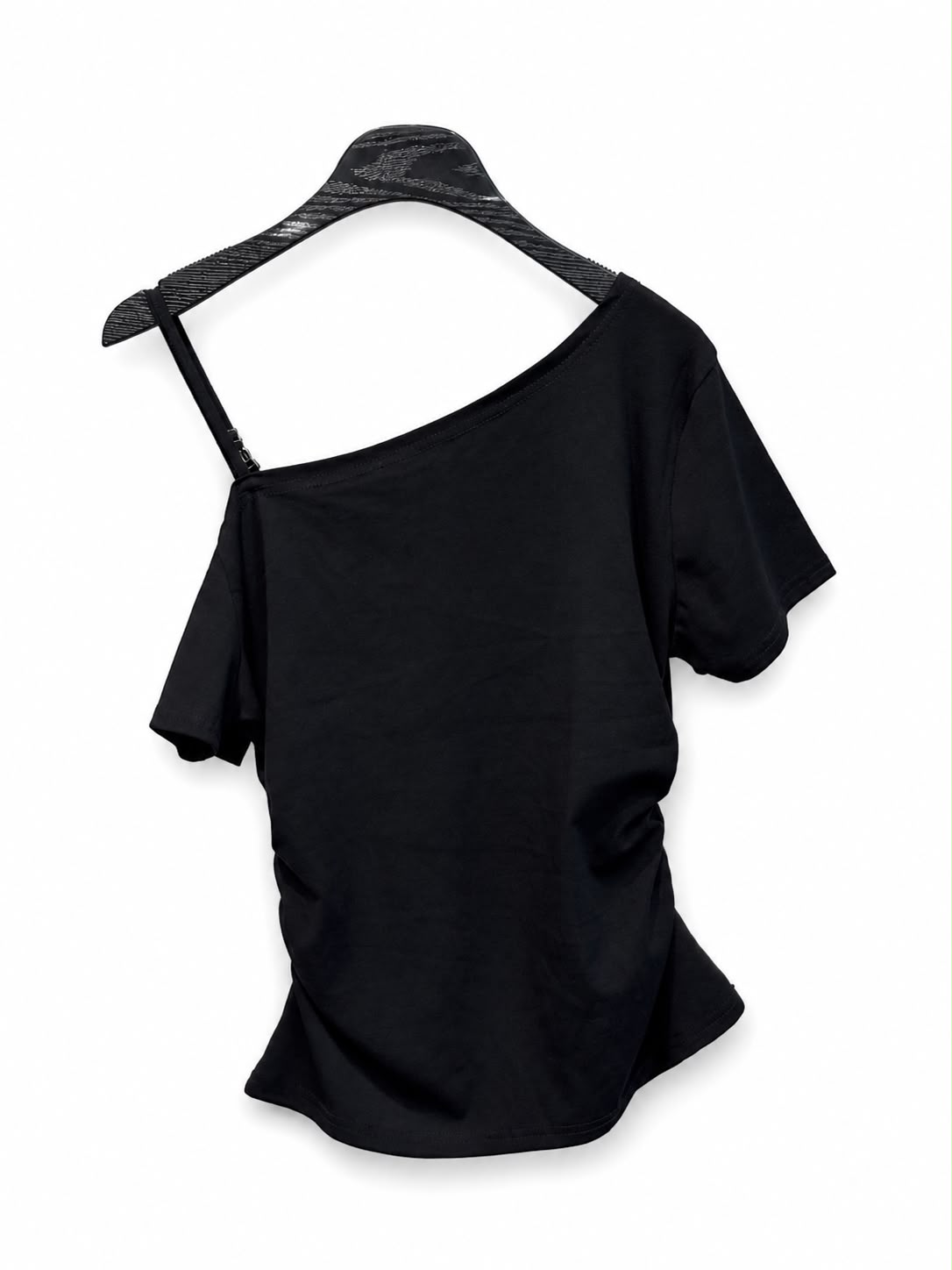 Tshirt black one shoulders - Image 1