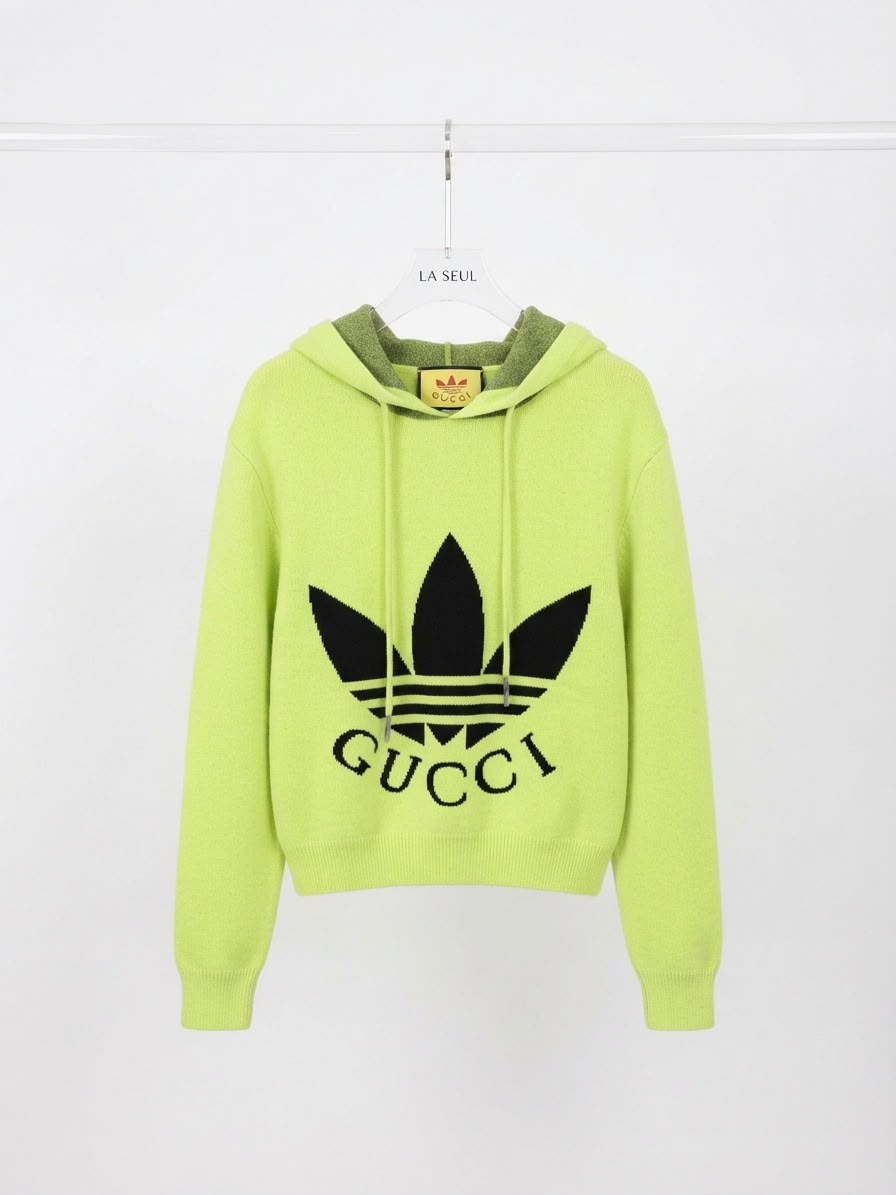 Gucci x Adidas lemon hoodie - Image 1