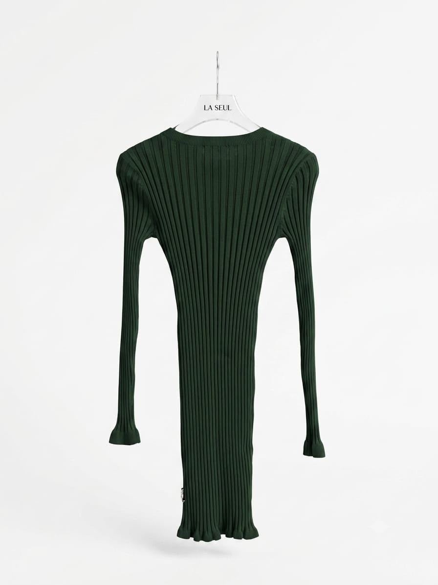 Black Versace Lycra dress - Image 1