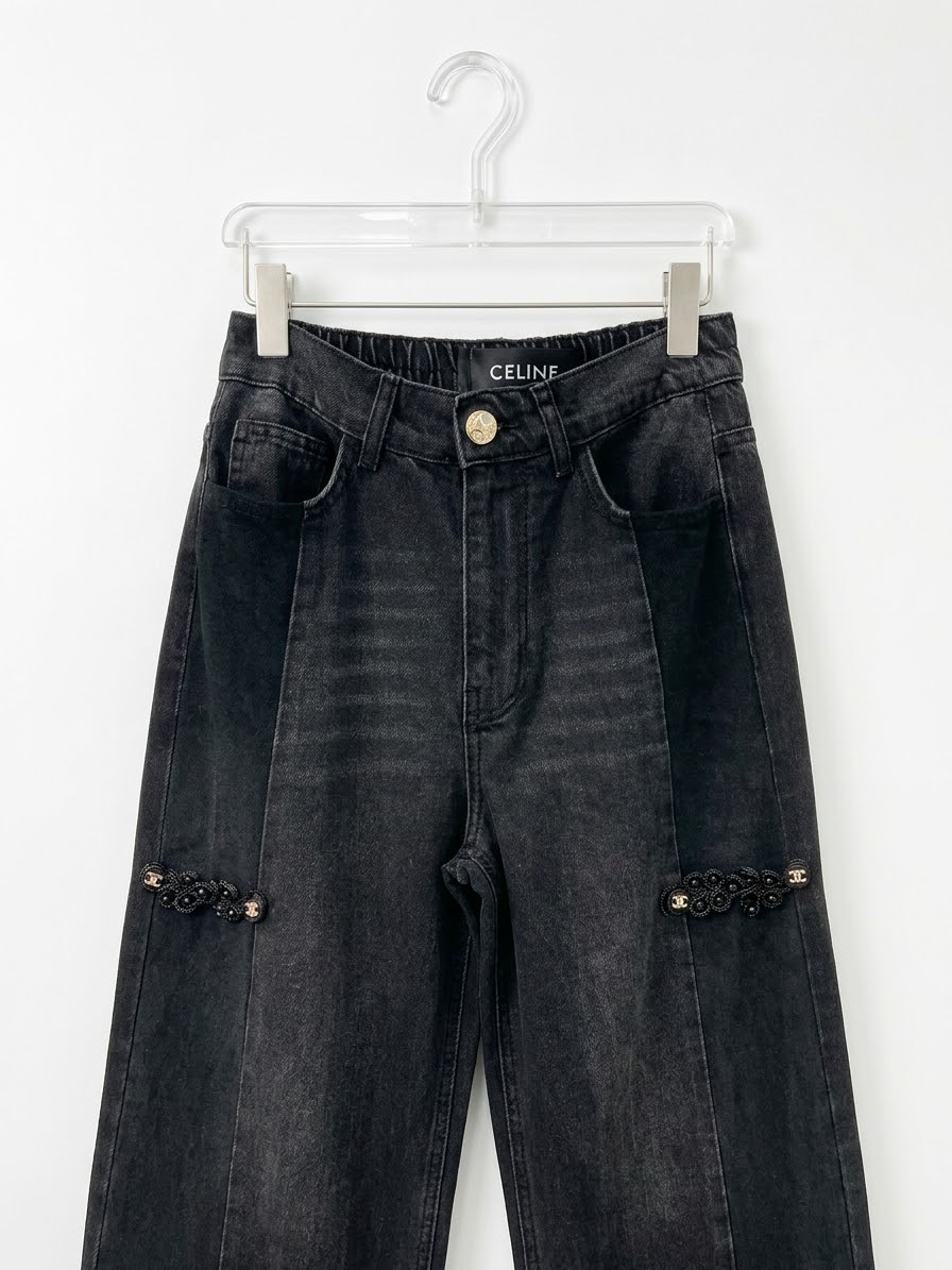 Jeans black w/l with Celine - Image 1
