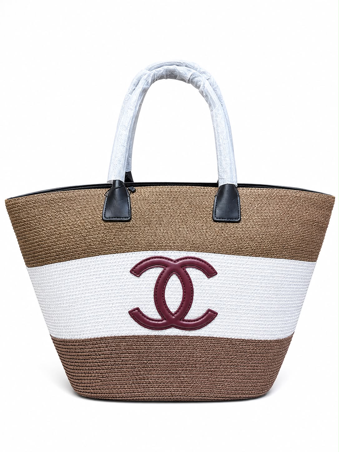 Bag brown&white cc logo - Image 5