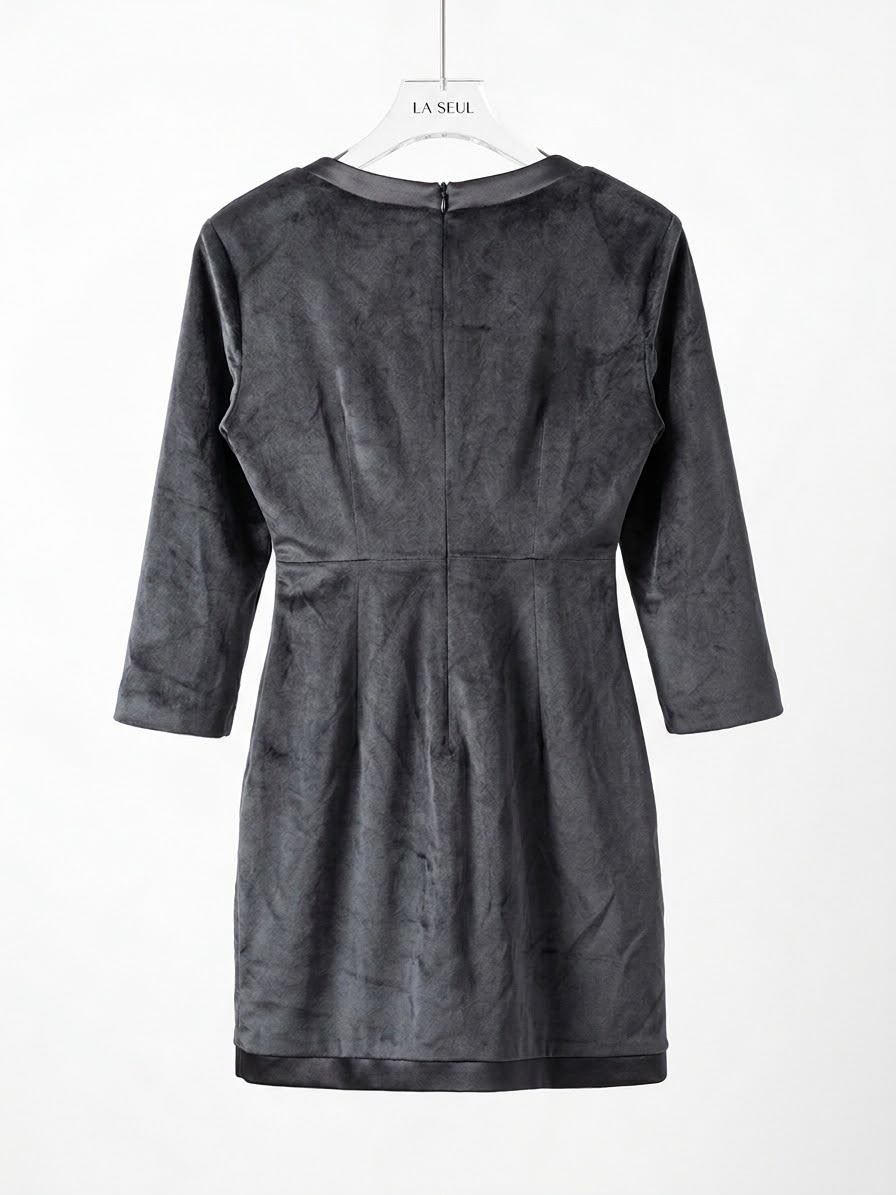 Short dress grey Elisabetta Franchi - Image 1