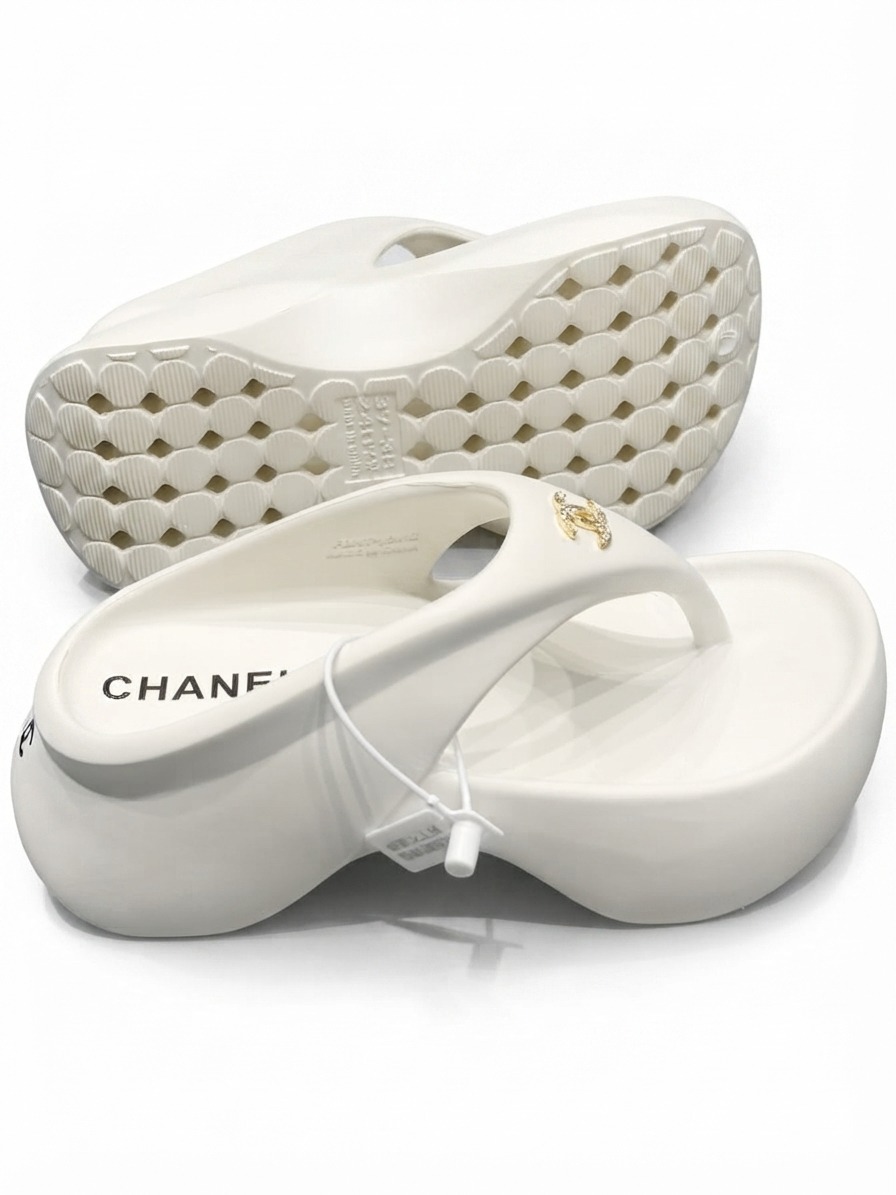 slipper white platform - Image 1