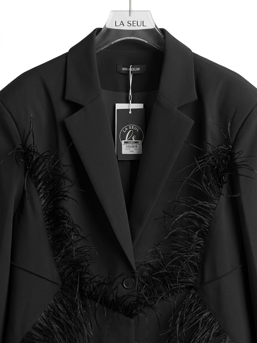Jacket blazer black notch - Image 2