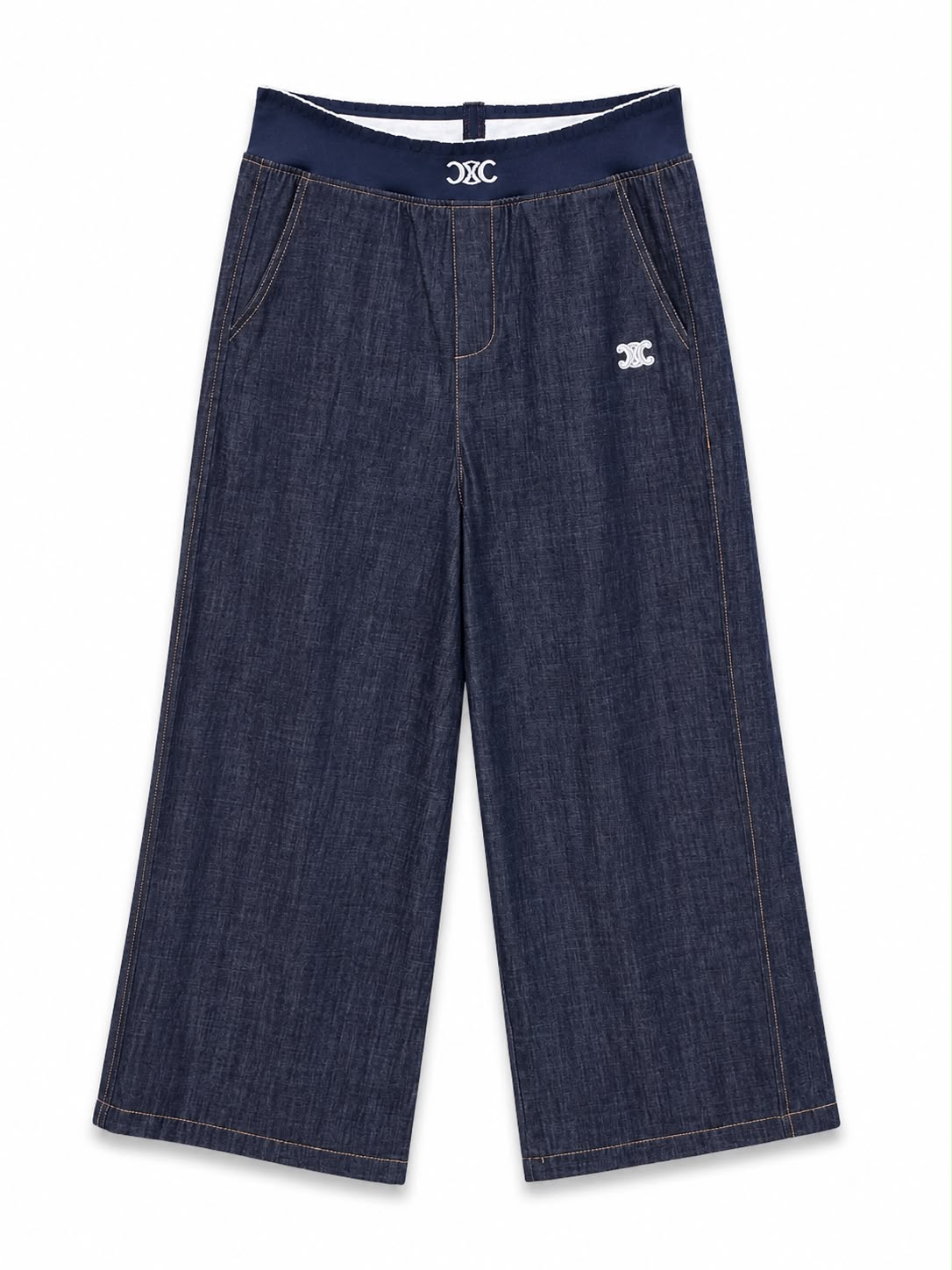 pant dark blue waist band celine - Image 2