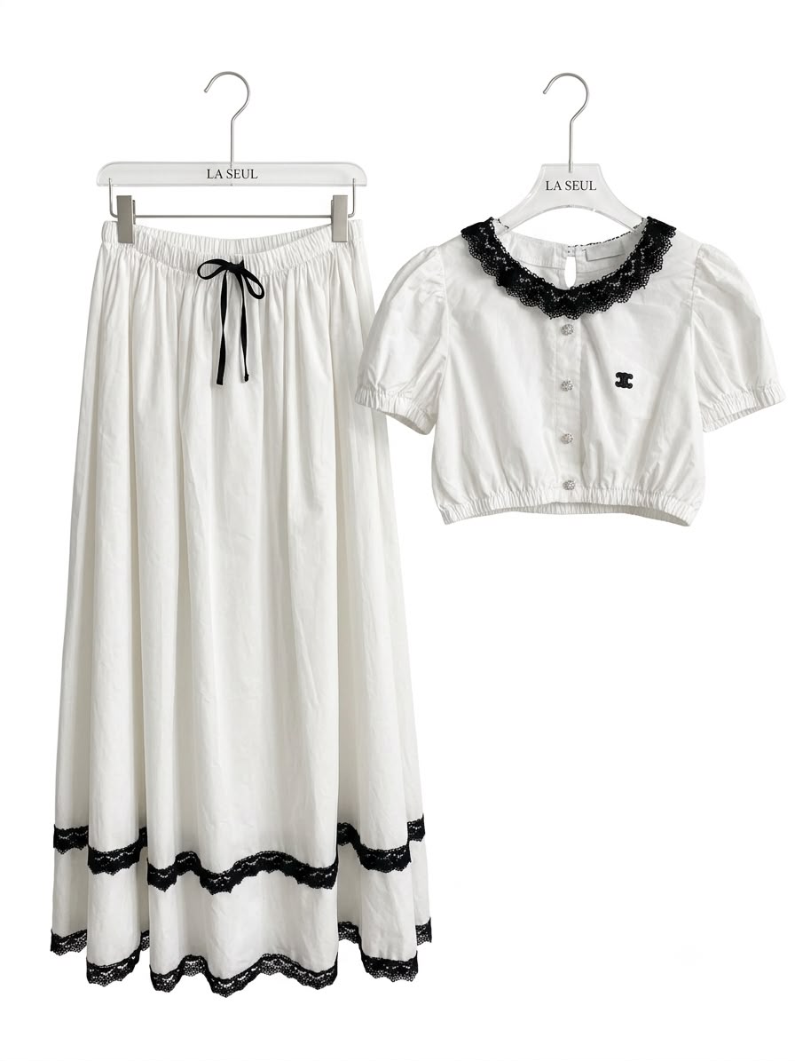 set skirt Celine white - Image 1