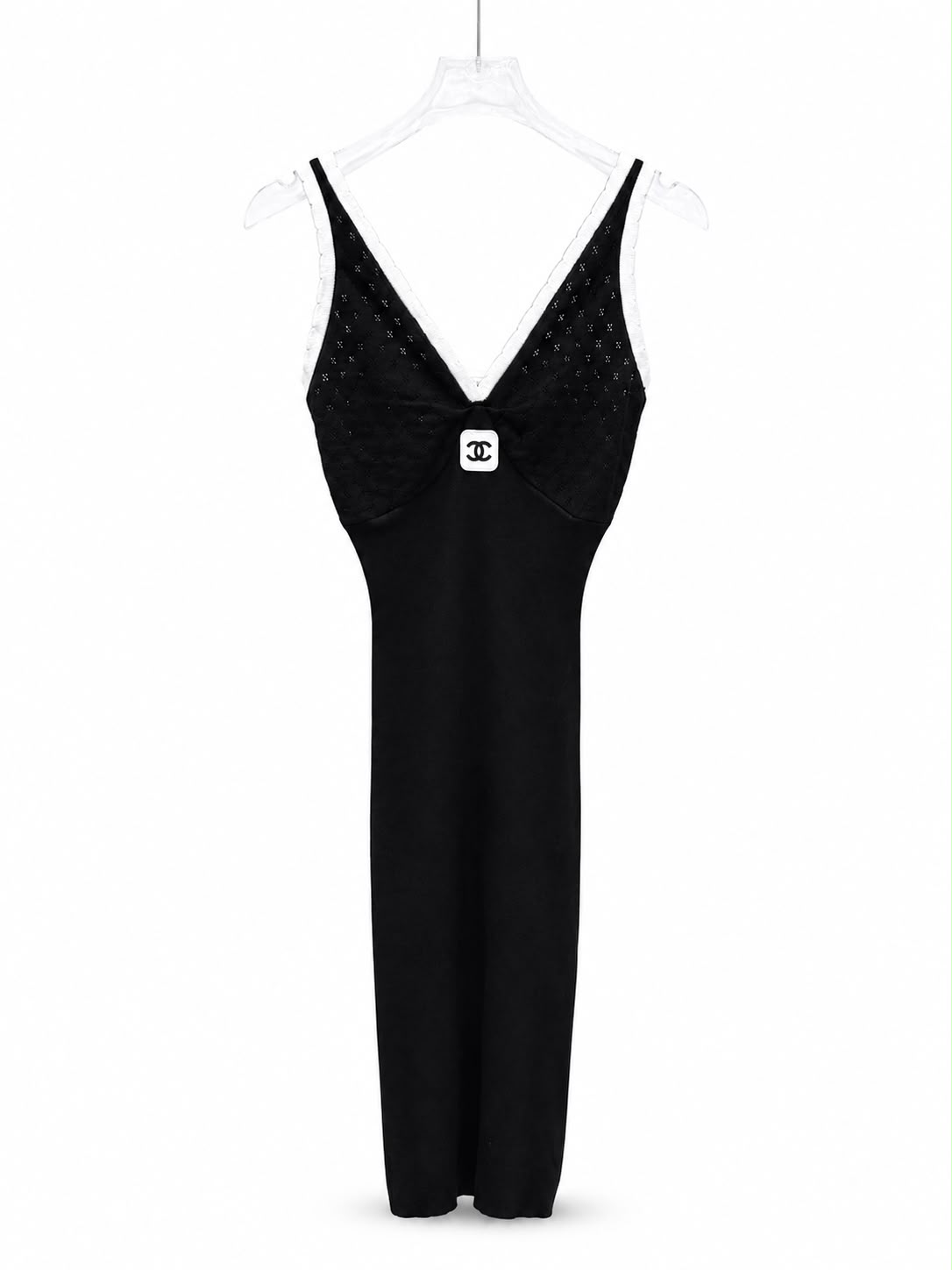 Dress knit fit black& white - Image 2