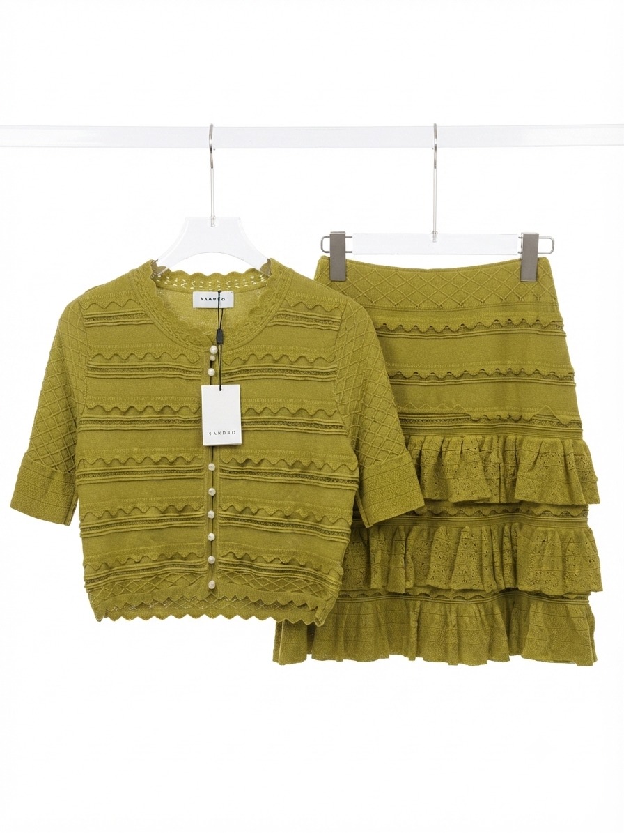 Set skirt pistachio ruffles - Image 4