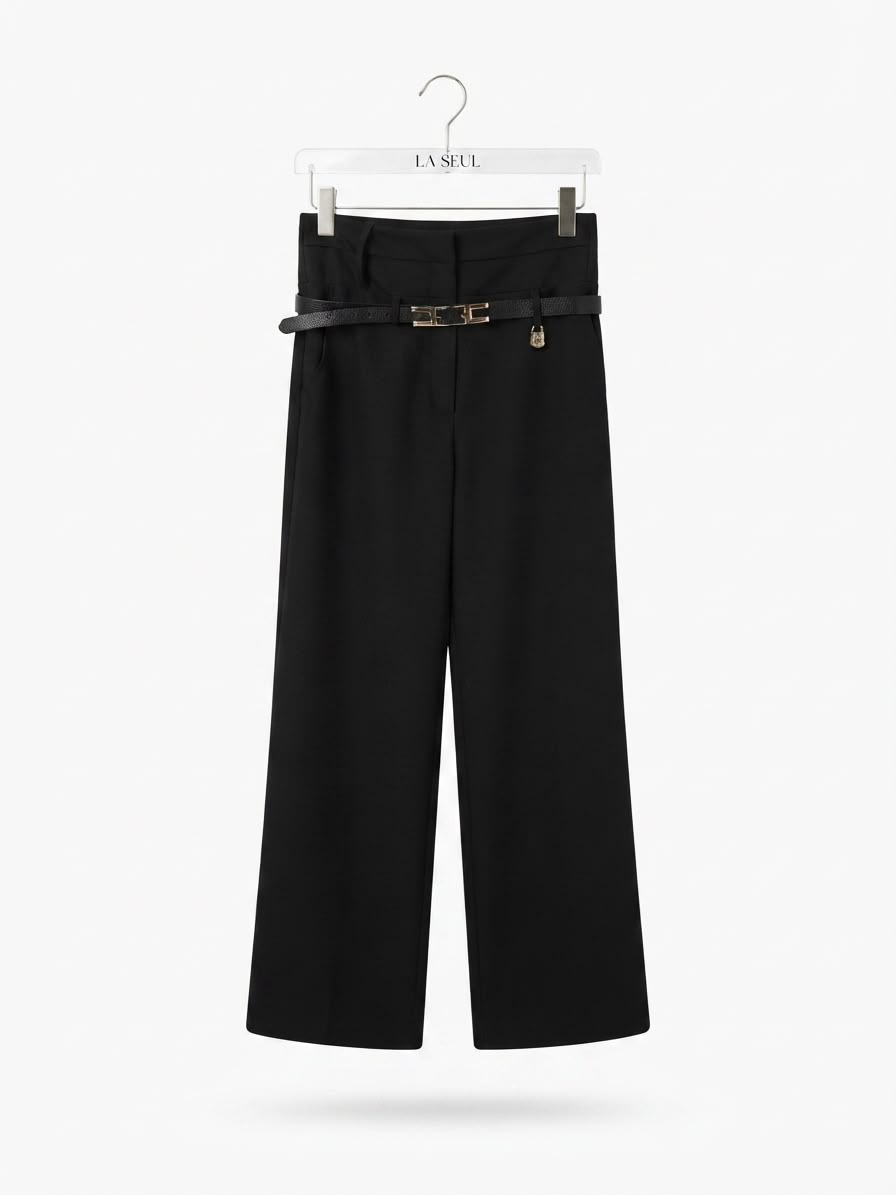 Elisabetta Pant Black&Belt - Image 1