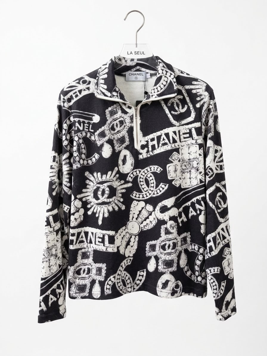 Chanel knitwear Black and white full-coverage - Image 2