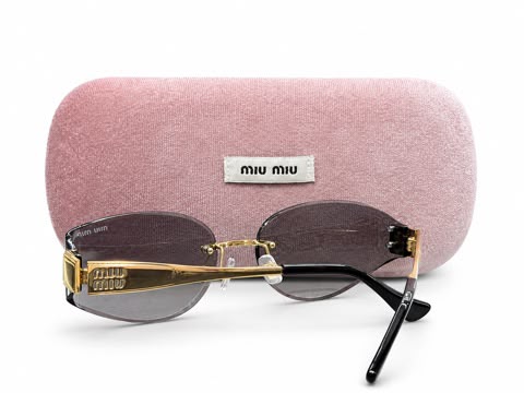 Sunglass Gold metal & black - Image 5