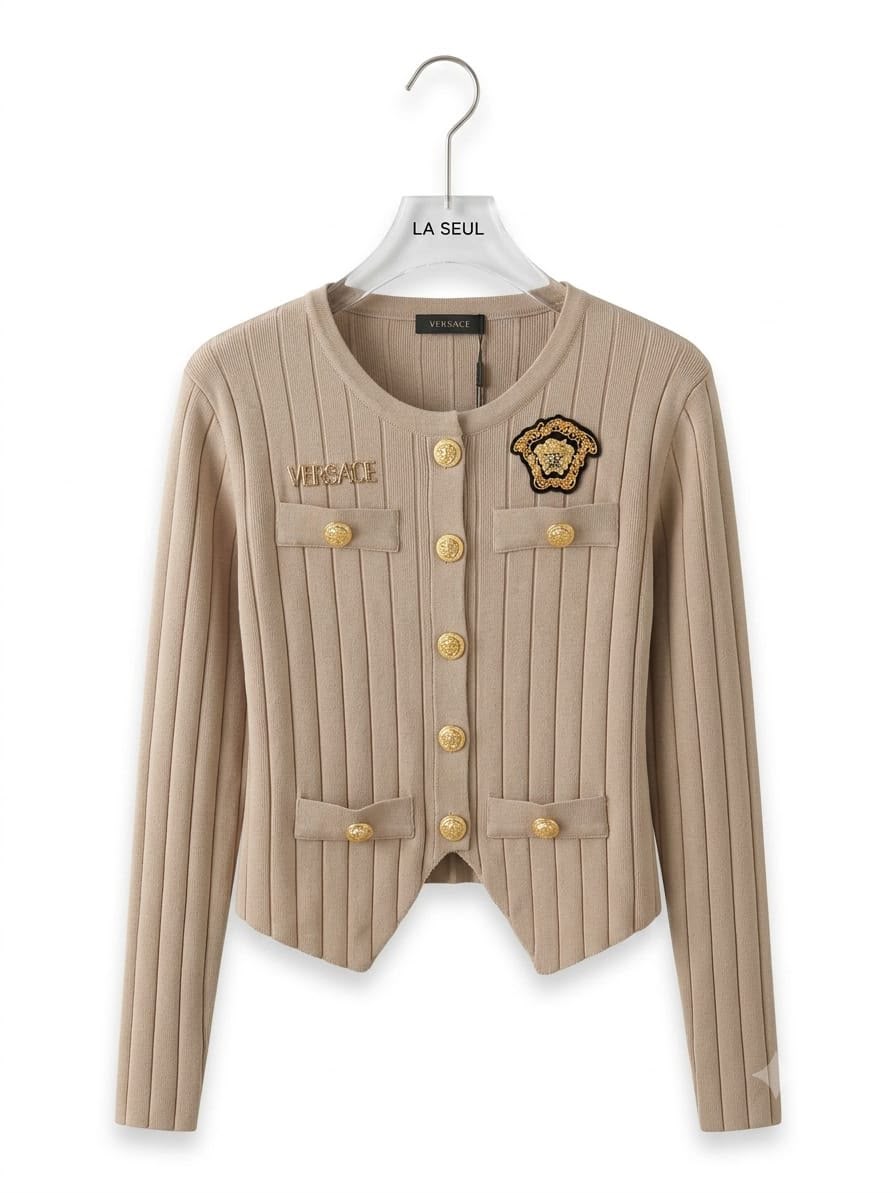 Balmain Camel Lycra Suit - Image 3