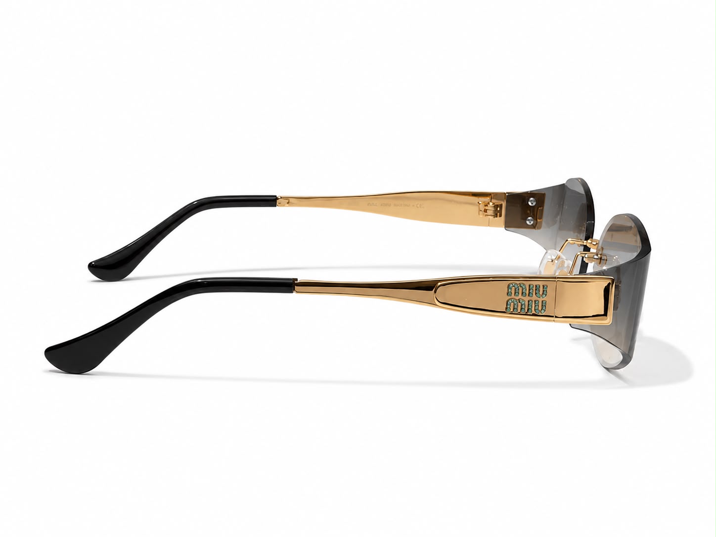 Sunglass Gold metal & black - Image 1
