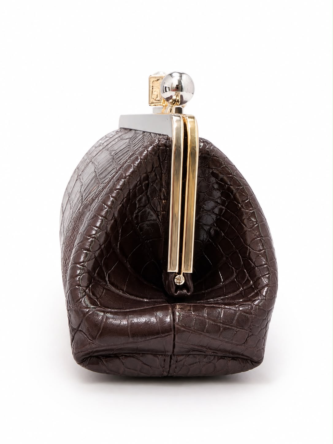 Clutch bag crocodile brown JACQUEMUS - Image 1